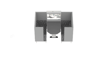 FOCUS 4 seat_Grey hex fabric 1